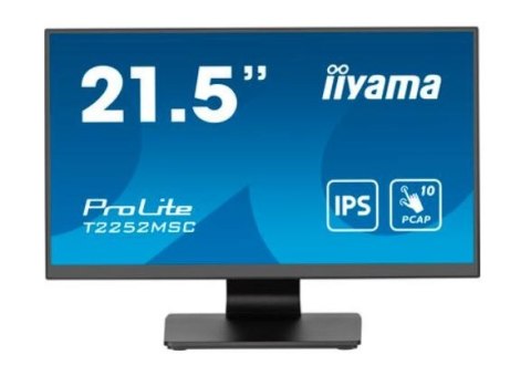 Monitor 22 cale T2252MSC-B2 10 PKT. POJ,IPS,HDMI,DP,2x1W,7H IIYAMA