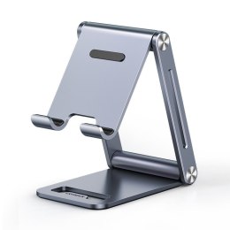 Solidna składana podstawka na telefon tablet metalowa aluminiowa szary UGREEN