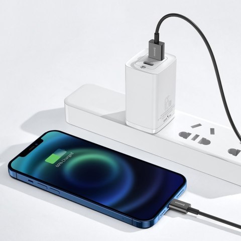 Superior kabel przewód do Iphone USB - Lightning 2.4A 1m czarny BASEUS