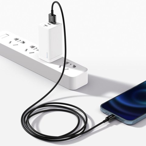 Superior kabel przewód do Iphone USB - Lightning 2.4A 1m czarny BASEUS