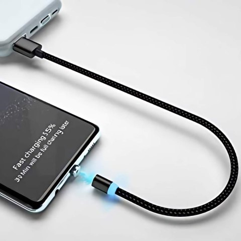 Wtyczka końcówka do kabla magnetycznego Iphone Lightning srebrny HURTEL