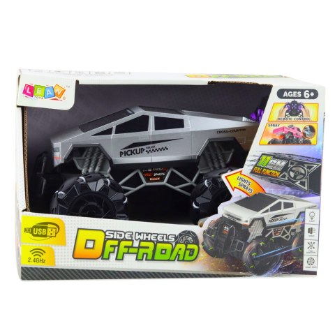 Auto Terenowe Pick Up Truck Zdalnie Sterowany RC Światła Efekt Dymny 1:16 LEAN Toys