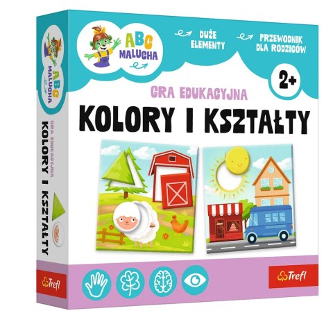 Gra edukacyjna Kolory i Kształty ABC Malucha Rodzina Treflików Trefl 02904 Trefl Gry