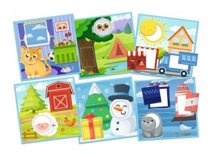 Gra edukacyjna Kolory i Kształty ABC Malucha Rodzina Treflików Trefl 02904 Trefl Gry