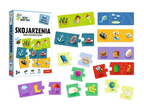 Gra edukacyjna Skojarzenia Mały Odkrywca Trefl 02808 Trefl Gry