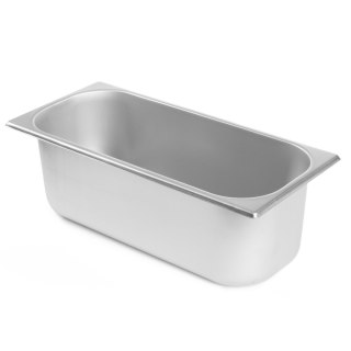 Kuweta do lodów profesjonalna stalowa nierdzewna 360x165x120mm poj. 5L - Hendi 807019 Hendi