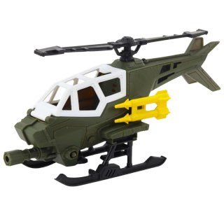 Zestaw Militarny Helikopter Wojskowy Figurka Żołnierza Broń LEAN Toys