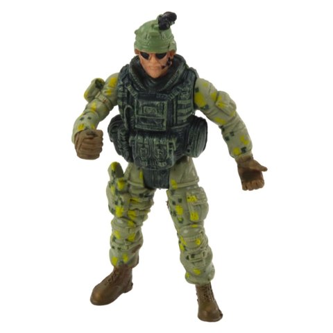 Zestaw Militarny Helikopter Wojskowy Figurka Żołnierza Broń LEAN Toys