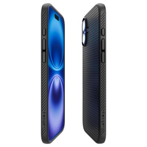 Etui ochronne na iPhone 16 Plus Liquid Air - czarne SPIGEN
