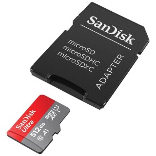 Karta Ultra microSDXC 512GB 150MB/s A1 + Adapter SD SanDisk