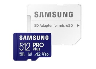 Karta pamięci microSD PRO+ MD-MD512SA/EU + adapter Samsung