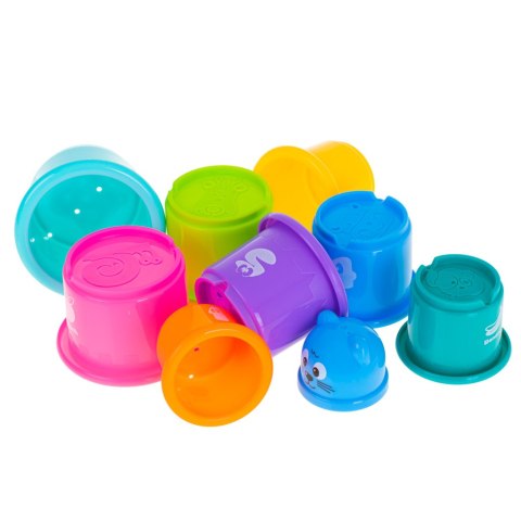 Kubeczki edukacyjne wieża piramida cyfry i owoce Kik Sp. z o. o. Sp. k.