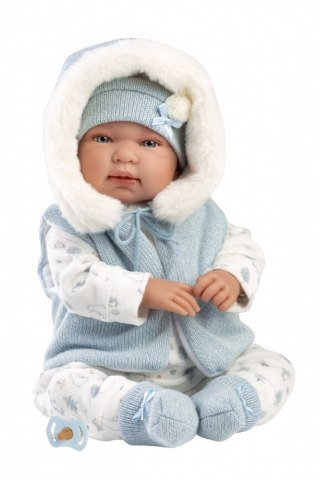 Lalka bobas płacząca Tino 44 cm Llorens