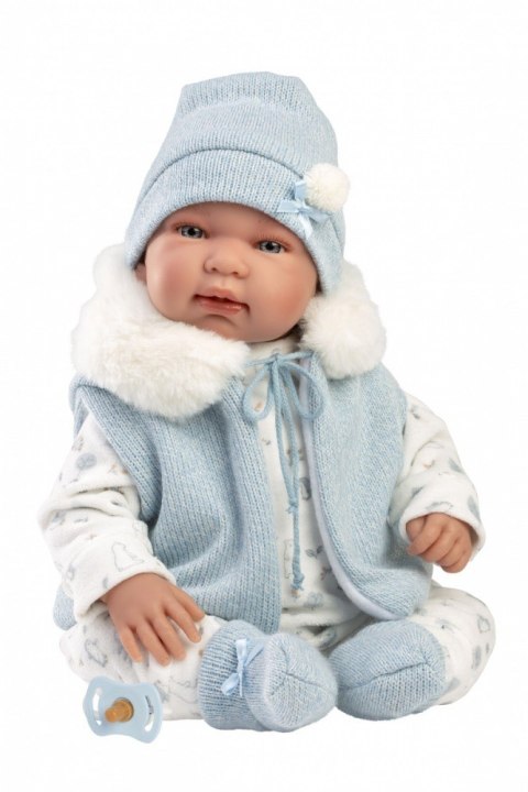 Lalka bobas płacząca Tino 44 cm Llorens
