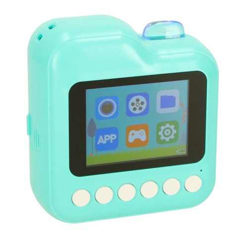 Aparat fotograficzny natychmiastowy drukarka termiczna + wkłady karta 32GB zielony Kik Sp. z o. o. Sp. k.