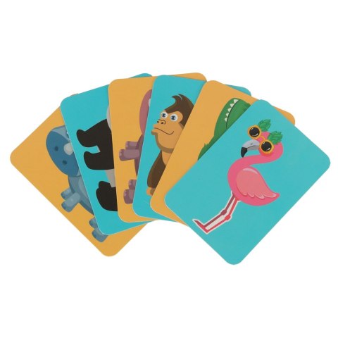 Książeczka magnetyczna układanka puzzle na magnes zwierzęta safari 47el. Kik Sp. z o. o. Sp. k.