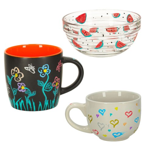 Markery akrylowe do tkanin kamieni pisaki flamastry mazaki wodoodporne DIY 12 szt. Kik Sp. z o. o. Sp. k.