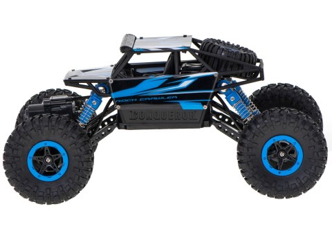 Samochód zdalnie sterowany na pilota RC Rock Crawler HB 2,4GHz 1:18 niebieski Kik Sp. z o. o. Sp. k.