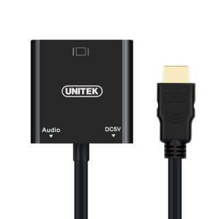 Adapter HDMI to VGA + AUDIO; Y-6333 Unitek