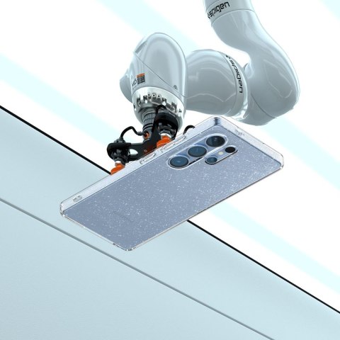 Etui pokrowiec na Samsung Galaxy S25 Ultra Liquid Crystal - przezroczysto-brokatowe SPIGEN