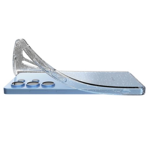 Etui pokrowiec na Samsung Galaxy S25 Ultra Liquid Crystal - przezroczysto-brokatowe SPIGEN
