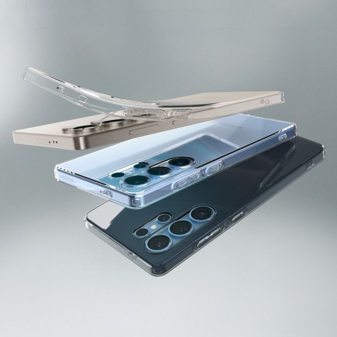 Etui pokrowiec na Samsung Galaxy S25 Ultra Liquid Crystal - przezroczysto-brokatowe SPIGEN