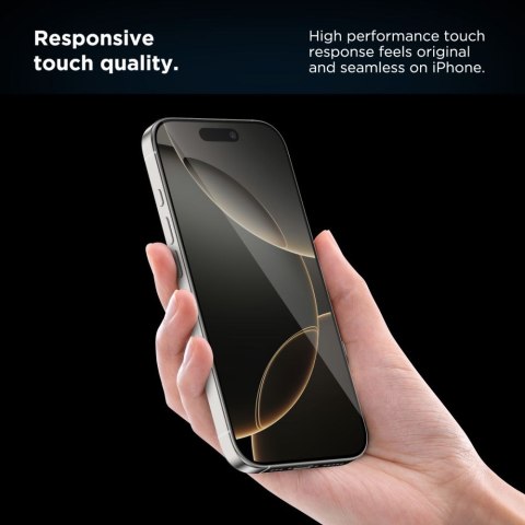Szkło hartowane na iPhone 13 / 13 PRO / 14 / 16e z ramką instalacyjną Quick Set+ - 2 szt. Tech-Protect