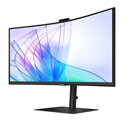 Monitor 34 cale ViewFinity S65VC VA 3440x1440 UWQHD 21:9 1xHDMI 1xDP 1xUSB-C (90W) 2xUSB 3.0 LAN (RJ45) 5ms HAS Webcam głośniki  Samsung