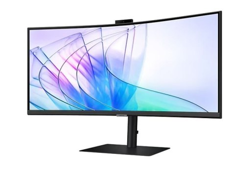 Monitor 34 cale ViewFinity S65VC VA 3440x1440 UWQHD 21:9 1xHDMI 1xDP 1xUSB-C (90W) 2xUSB 3.0 LAN (RJ45) 5ms HAS Webcam głośniki  Samsung