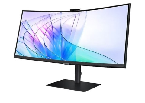 Monitor 34 cale ViewFinity S65VC VA 3440x1440 UWQHD 21:9 1xHDMI 1xDP 1xUSB-C (90W) 2xUSB 3.0 LAN (RJ45) 5ms HAS Webcam głośniki  Samsung