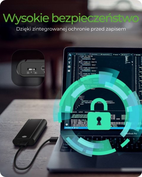 Obudowa dysku SSD IB-1807MT-C31 M.2 NVMe, USB 3.2(Gen2) Type-C, Aluminium IcyBox