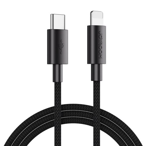 Mocny kabel do iPhone USB-C - Lightning do szybkiego ładowania transmisji danych 20W 2m czarny JOYROOM