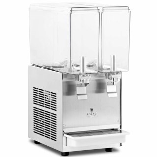Dyspenser dozownik chłodzący do soków napojów podwójny 2 x 10 l 290 W Royal Catering