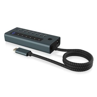 Hub IB-HUB1457-C31 7 port Type C HUB z 36 W PSU IcyBox