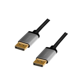 Kabel DisplayPort 4K/60 Hz,DP/M do DP/M aluminium 2m LogiLink