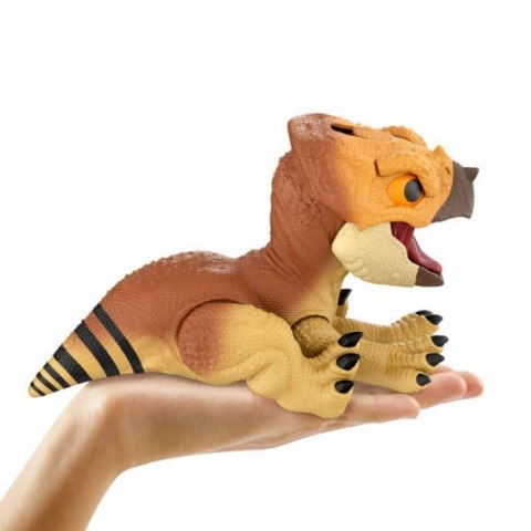 Figurka interaktywna Jurassic World Aquilops Dolores Tryb obrony Mattel