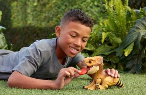 Figurka interaktywna Jurassic World Aquilops Dolores Tryb obrony Mattel