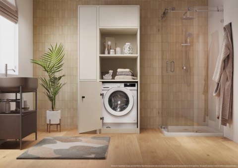 Pralko-suszarka do zabudowy BC4S495M4D8-S Candy