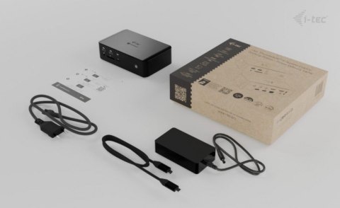 Stacja dokującaThunderbolt5 Quattro Display Docking Station 5x USB 2.5 GLan Power Delivery 140W I-tec