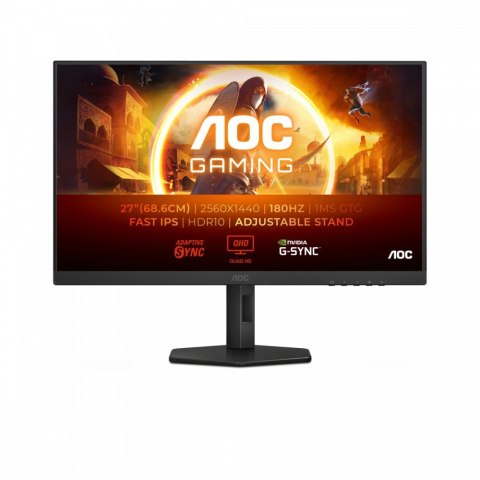 Monitor Q27G4XF 27 cali 180Hz Fast IPS HDMI DP HAS AOC