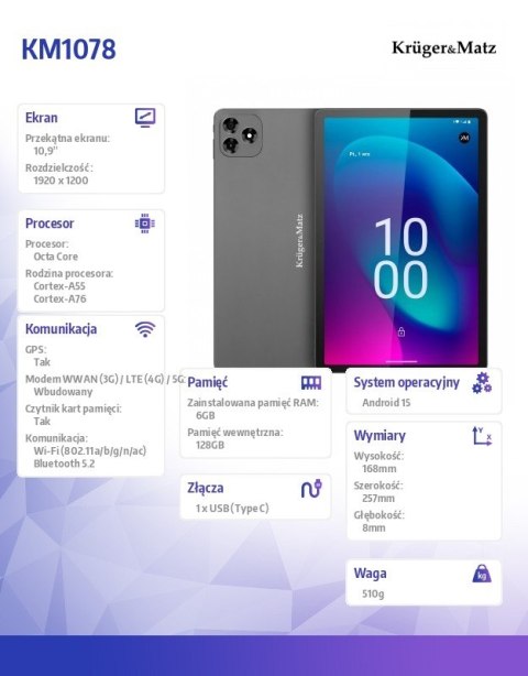 Tablet EAGLE 1078 Kruger & Matz