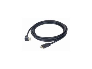 Kabel HDMI-HDMI v2.0 3D TV High Speed Ethernet 3M kątowy 90'' (pozłacane końcówki) Gembird