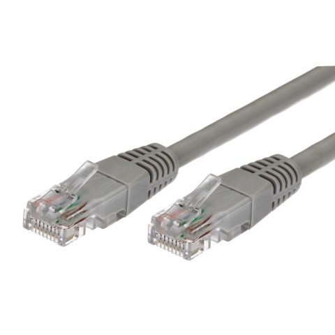 Kabel Patchcord miedziany kat.6A RJ45 UTP 2m. szary TB