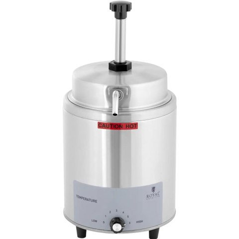 Podgrzewacz do sosów elektryczny z dyspenserem pompką 3.3 l 550 W Royal Catering