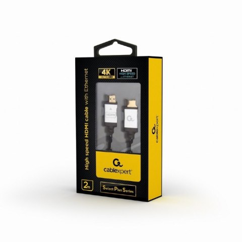 Kabel HDMI high speed z ethernet Select Plus 2m Gembird