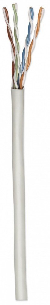 Kabel instalacyjny skrętka UTP 4x2 kat. 5e drut CCA 305m szary Intellinet