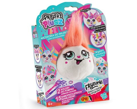 Maskotka Projekt Plusz Fryzurki - Zestaw z ręcznym aerografem Iskierka Epee