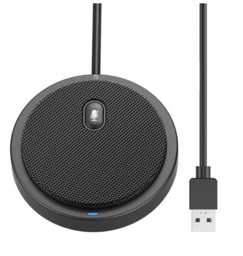 Mikrofon konferencyjny dookólny USB 2.0 z wyciszeniem Techly