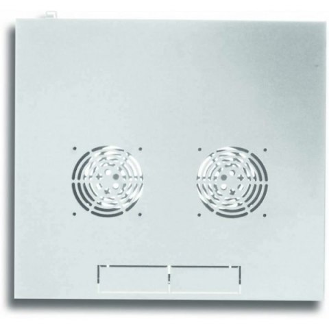 Szafa wisząca ECO 19cali 6U/320mm zmontowana, szklane drzwi, szara Techly