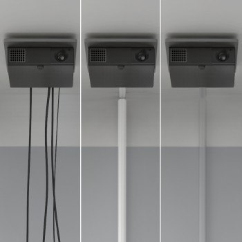 Maskownica do kabli samoprzylepna 180c Biała Hama